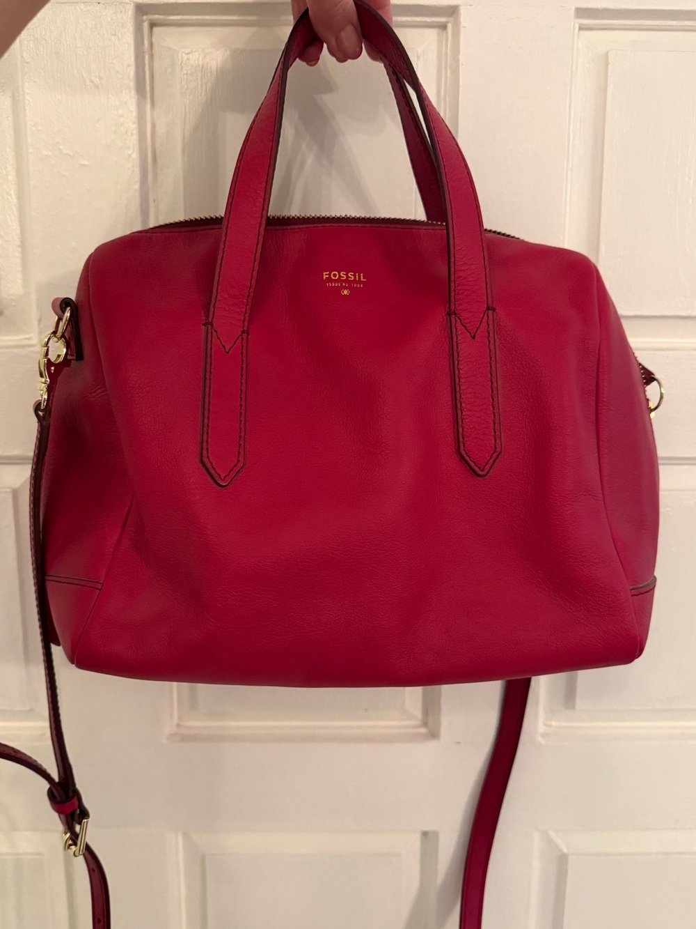 Fossil Sydney Leather Satchel Bag